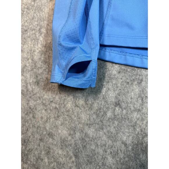 Vineyard Vine Performance Blue 1/4 Zip Pullover Sweater Golf Stretch - Small - Picture 4 of 9